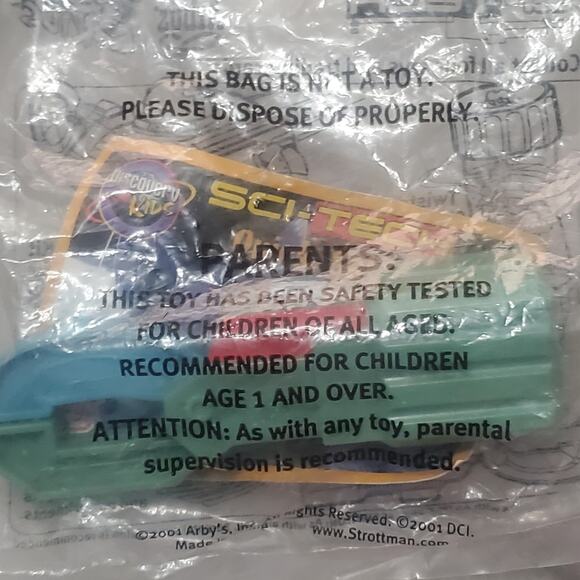 2001 Arbys Discovery Kids Robo Arm New in Package - Picture 2 of 2